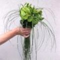 Bruidswerk met beregras en Anthurium