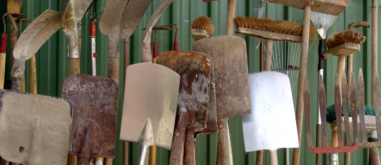 Tuingereedschap onderhouden