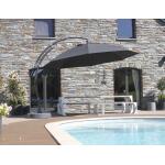 Easy Sun parasol XL375 Olefin met voet - antraciet