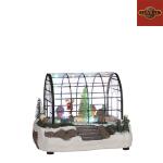 Kersttafereel Greenhouse Santa - 22 x 18 x 15.5 cm