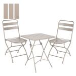 Mica Decorations Evita bistro set bruin - 3 delig