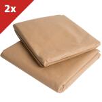 Vliesdoek duo-pack - beige - 500 x 150 cm (2 stuks)