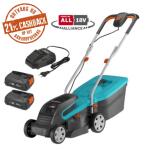 Gardena accu grasmaaier PowerMax 32/36V P4A met accu's