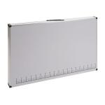 Behangtafel multifunctioneel aluminium - 3 meter