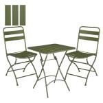 Mica Decorations Evita bistro set groen - 3 delig