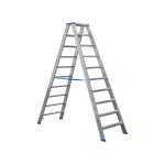 Dubbele trapladder Sparta DUO  2 x 10 treden