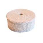 Jute band 5 cm - ivoor wit