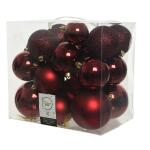 Mix kerstballen - ossenbloed (26 stuks)