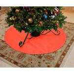 Kerstboommat groen met rood