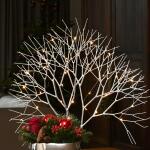 Kerstdeco boomsilhouet met led verlichting