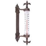 Kozijnthermometer Fleur de Lys in gietijzer