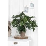 Kunstplant Philodendron selloum in pot grijs - 40 x 50 cm