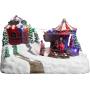 Led kerstdorp molen 26 x 16 x 17 cm