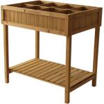 Vegtrug kruidentafel 58 x 78 x 80 cm - naturel