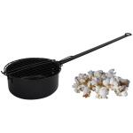 Esschert design popcornpan met extra lange handgreep