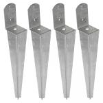 Rozenboogankers gegalvaniseerd  - 38 cm (4 stuks)