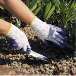 Tuinhandschoenen paars - medium