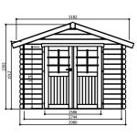 Tuinhuis Chartres - 298 x 238 cm