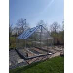 Tuinkas Royal 128 met tuindersglas 383 X 256 X 218 - 9,8 m²