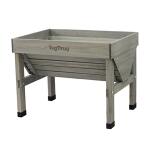 Vegtrug verhoogde kweektafel grijs - 100 x 80 x 80 cm