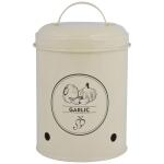 Esschert design voorraadblik knoflook Garlic 1,15 L - beige